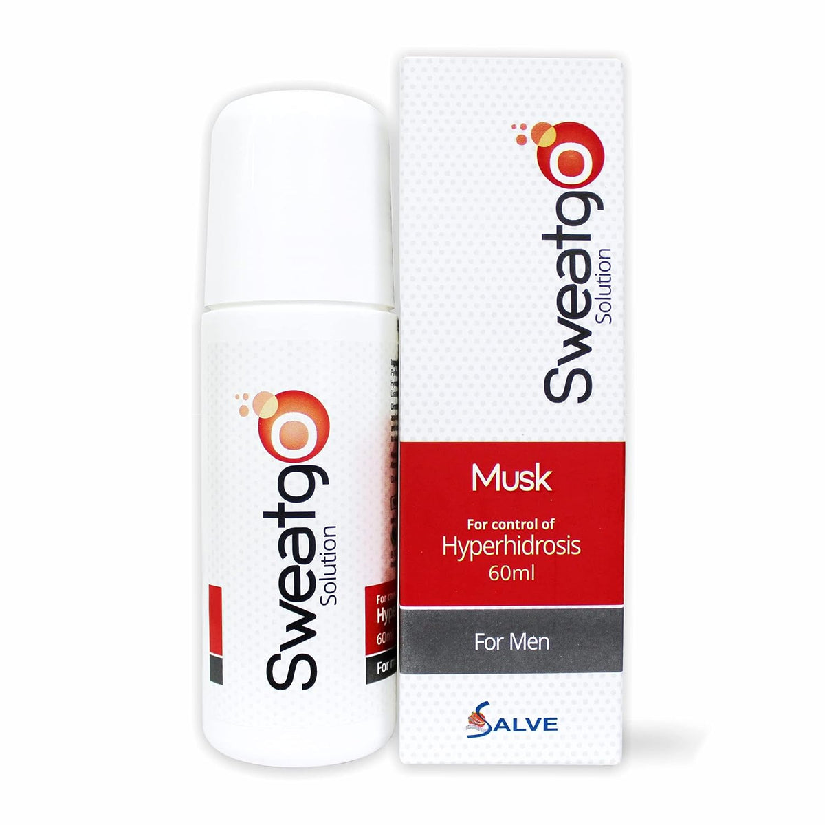 8x Salve Sweatgo Anti perspirant Hyperhidrosis -  60 ml - Pack of 8