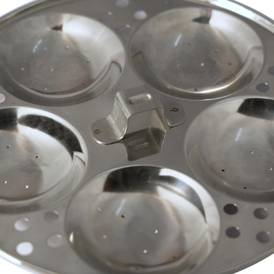 Aashita Shoppe Stainless Steel Idli Cooker/Idli Maker Makes 13 Idlis At Once Comes With 3 Plates.Gas Stove & Induction Compatible