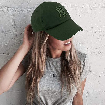 Cap for Men Women Topi Unisex Head Branded Boy's Girl's Caps Adjustable Strap Summer Sports Cricket Gym Dance Cotton Free Size Woolen Fashion Baseball Hip hop Helmet Winter Snapback (Green)