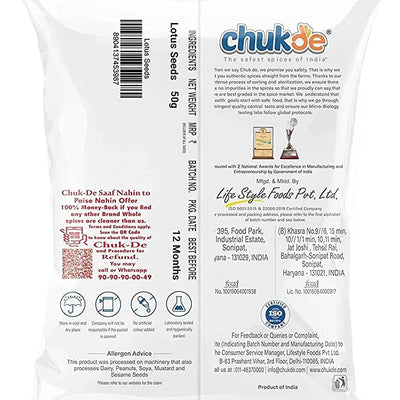 Chukde Phool Makhana/Lotus Seed/Foxnut