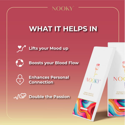 Nooky Premium Aphrodisiac Chocolate for LGBTQ+ | Mood-Enhancing, All-Natural Ingredients | Vegan-Friendly, Decadent Dark Chocolate (pack of 3)