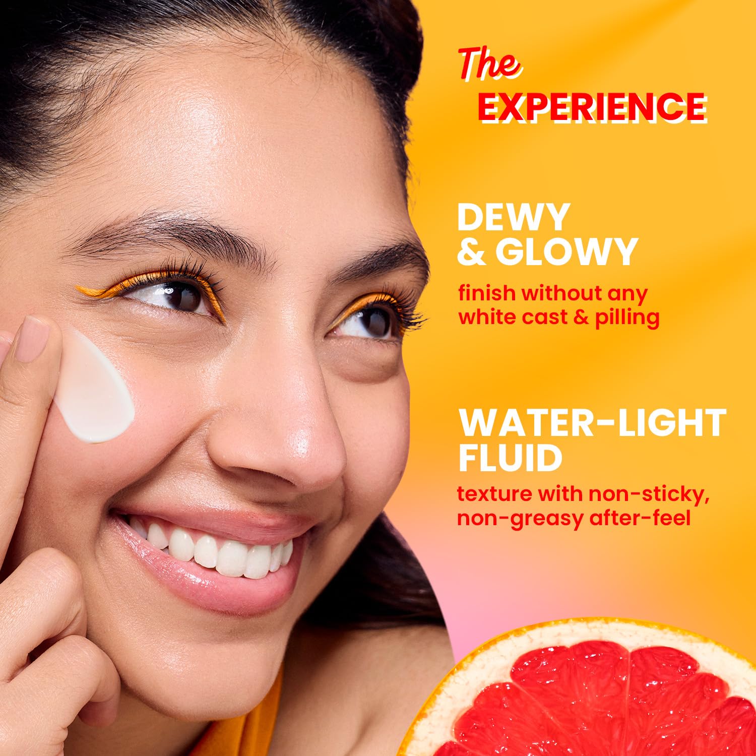 DOT & KEY Vitamin C + E Super Bright Sunscreen Spf 50 In-Vivo Tested | Water-Light,UVA/UVB & Blue Light Protection|For Even Toned & Glowing Skin|With Liquid Spf 50+++| No White Cast| For All Skin Types | 30G