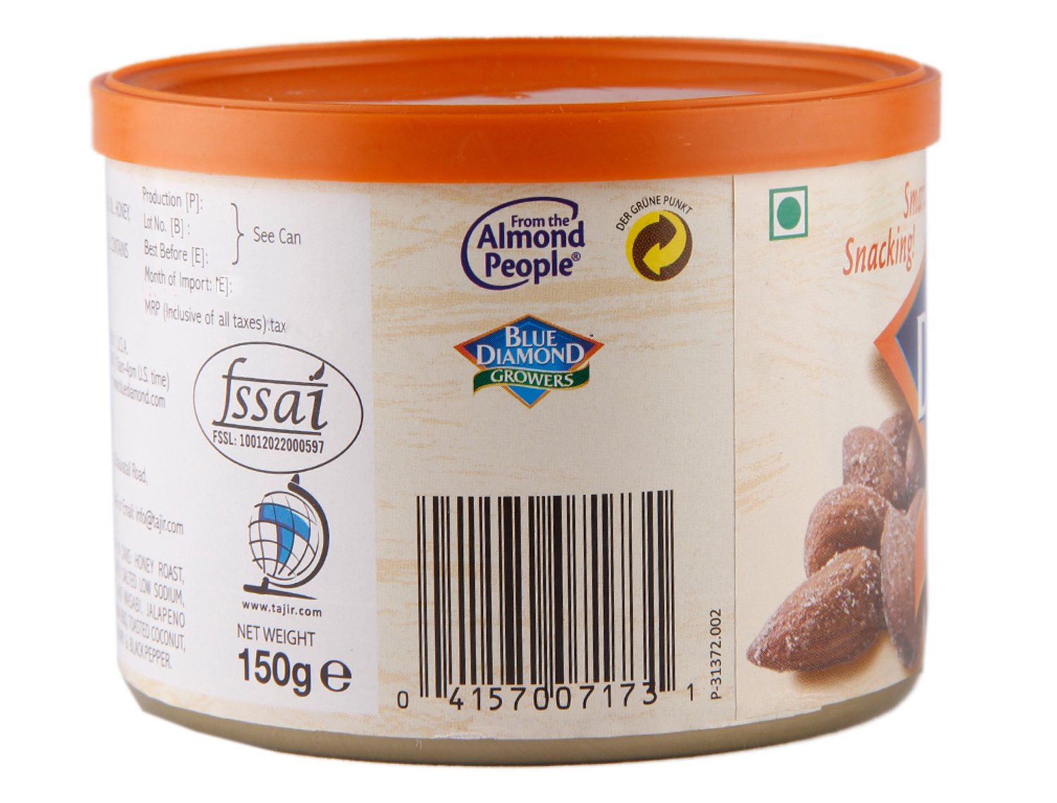 Blue Diamond Almonds, Honey Roasted, 150g
