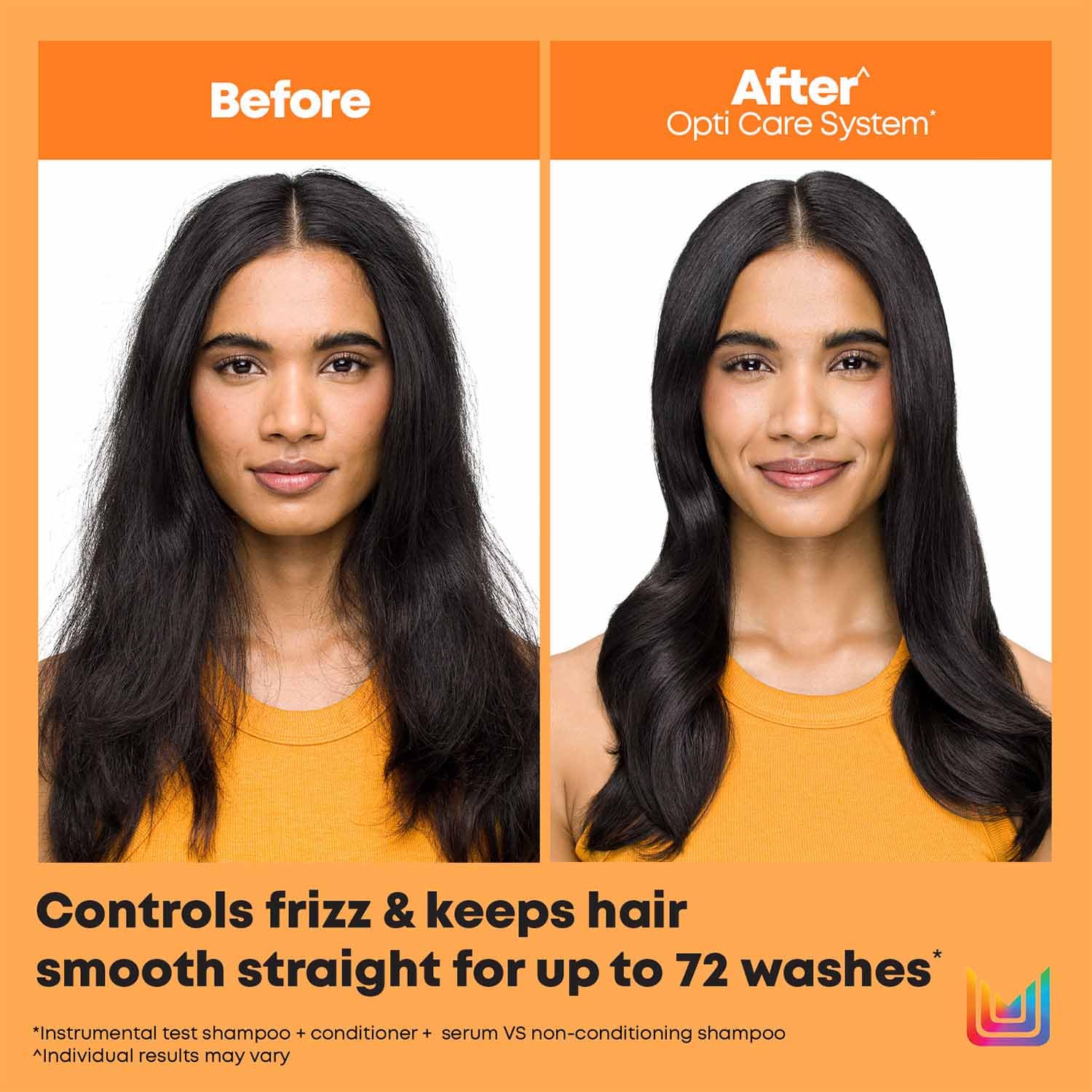 Matrix Opti Care Smooth Straight Professional Shampoo for Ultra Smooth Frizz-free Hair with Shea Butter, Paraben Free, 350ml