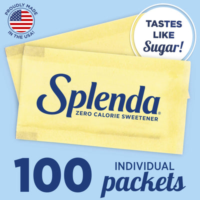 Splenda No Calorie Sweetener Packets, 100g