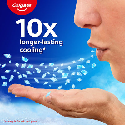 Colgate MaxFresh Toothpaste, Blue Gel Tooth Paste with Menthol for Super Fresh Breath, 300g, 150g X 2 (Peppermint Ice, Combo Pack Offer)