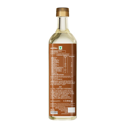 Amazon Brand - Vedaka Cold Pressed Virgin Coconut Oil 1 L Bottle | 100% Pure | Effective with Good Smell