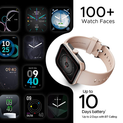 boAt Ultima Call Max Smart Watch with 2" Big HD Display, Advanced BT Calling, 100+ Sports Modes, 10 Days Battery Life, Multiple Watch Faces, IP68, HR & SpO2, Sedentary Alerts(Cherry Blossom)