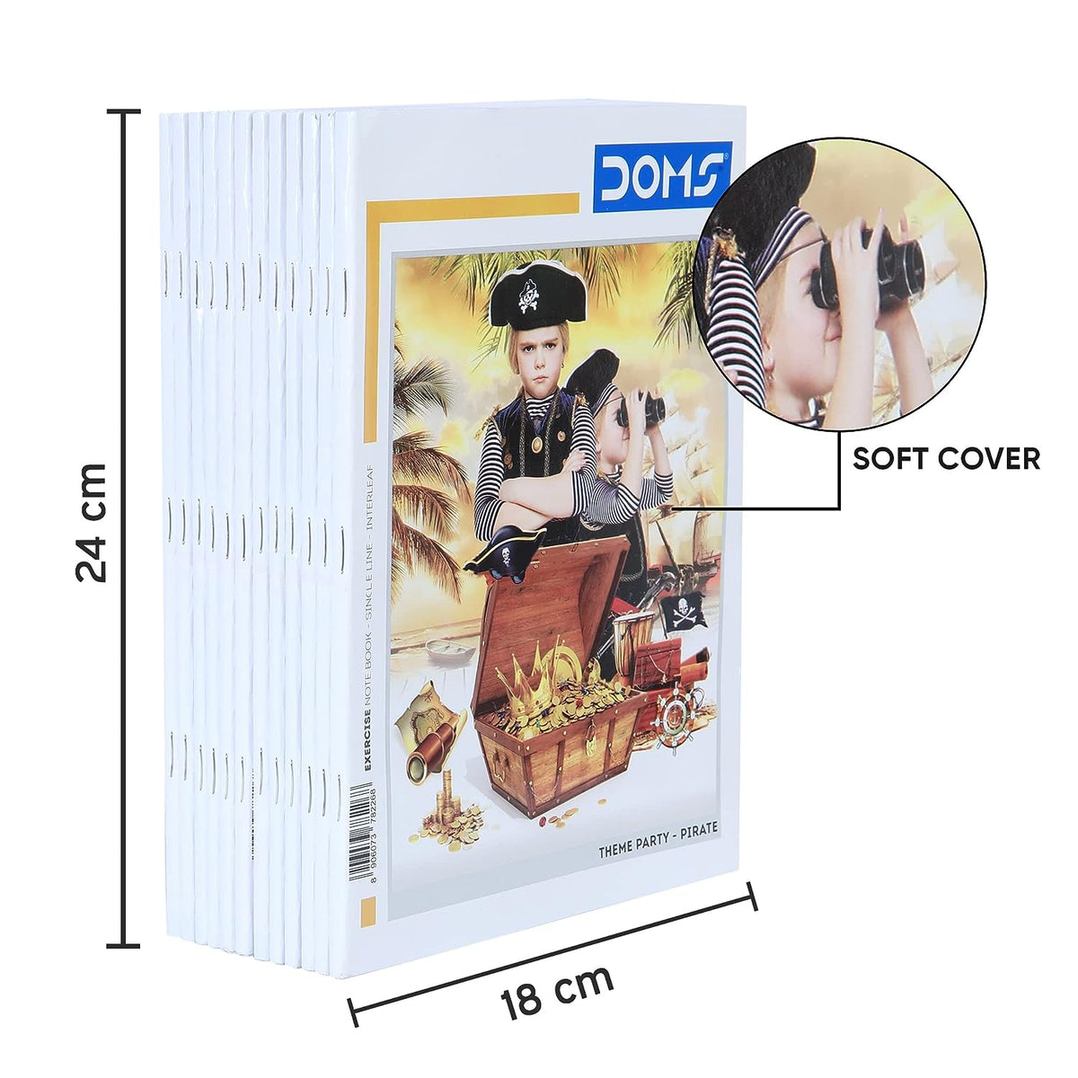 Doms Theme Party Series Notebook -  Single Line Interleaf