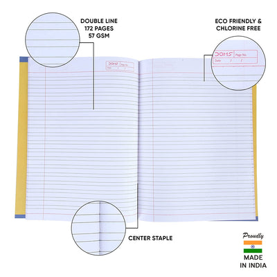 Doms Kings Of The Road Series Notebook - Double Line