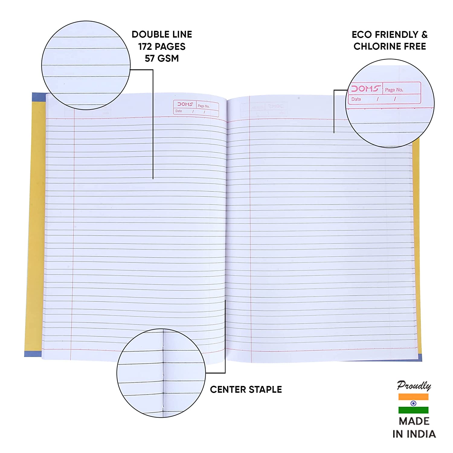 Doms Kings Of The Road Series Notebook - Double Line