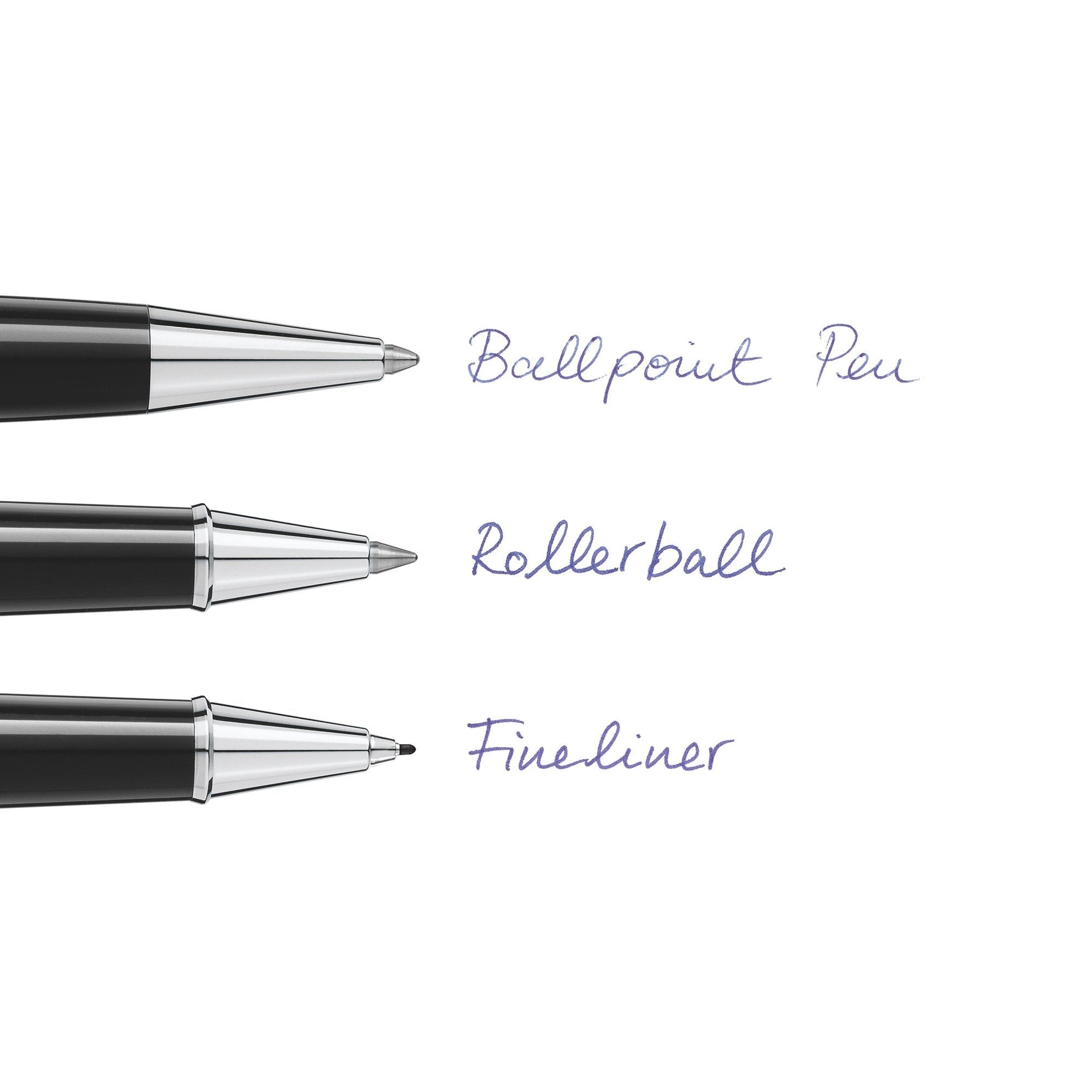 Mont Blanc 2 Rollerball LeGrand Mystery Black Refills 105164