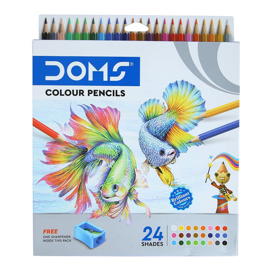 Doms Fsc 24 Shades Colour Pencil