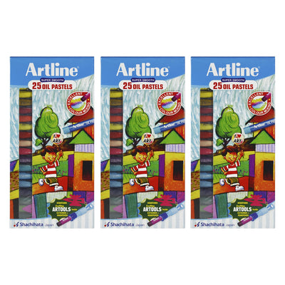 Artline Non-Toxic 15 Shades Oil Pastel