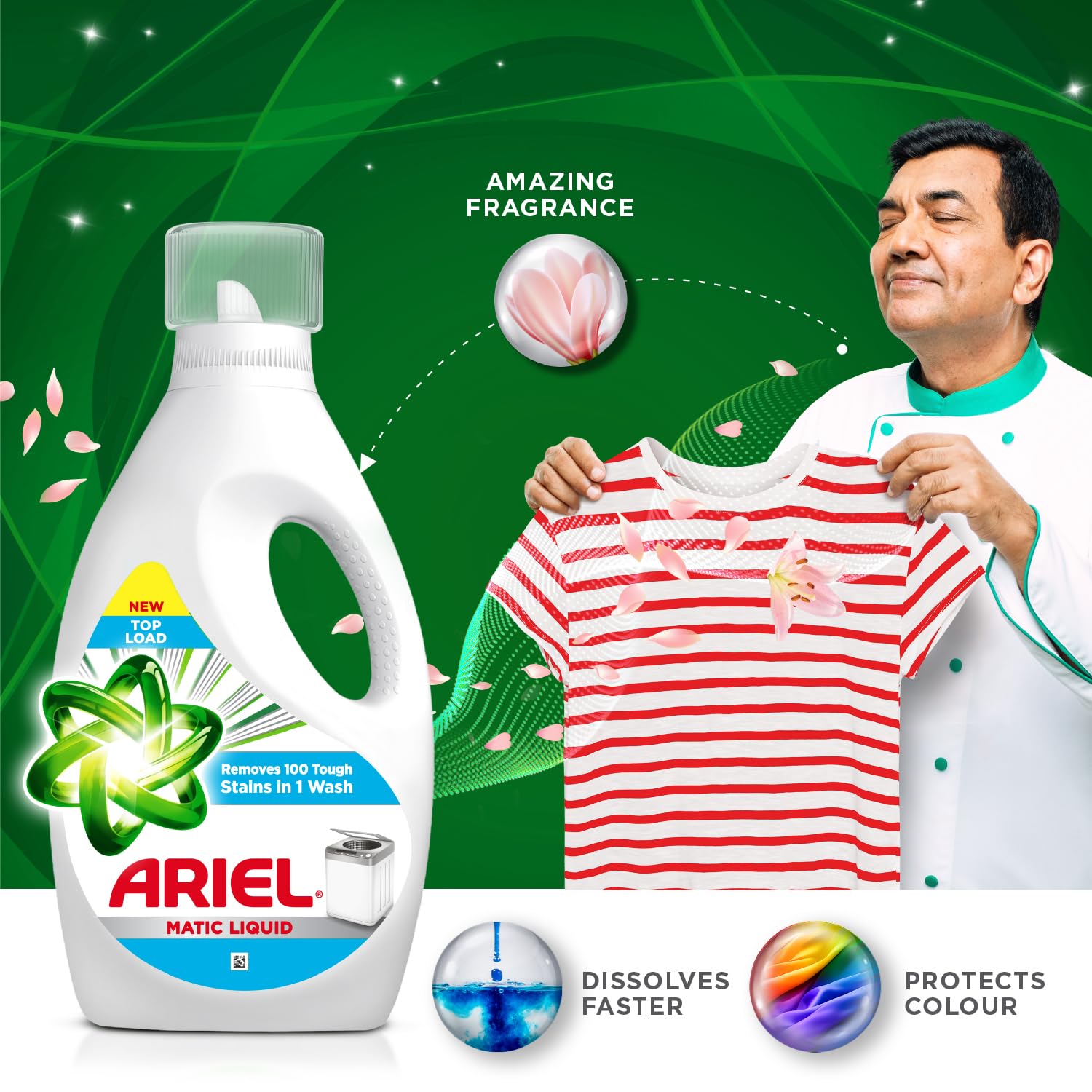 Ariel Top Load Matic Liquid Detergent 3.2 Ltr