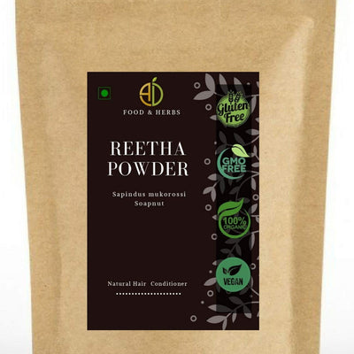 A D Food & Herbs Natural Organic Reetha Powder (1 Kg)