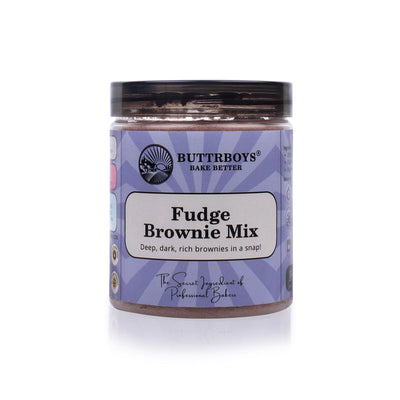 ButtrBoys Fat Free Fudge Brownie Mix Powder for Cooking Food Baking 250 Grams