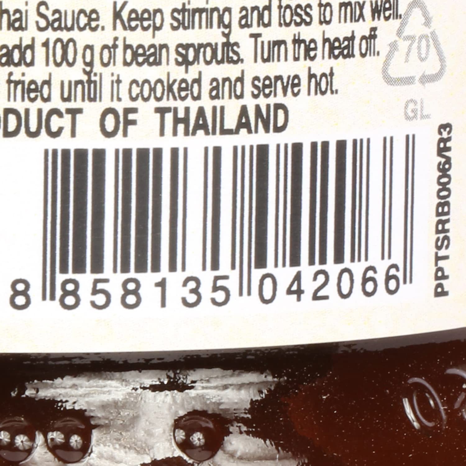 Real THAI Original Thai Cuisine Pad Thai Sauce, 6.08 fl oz ℮ 180 ml