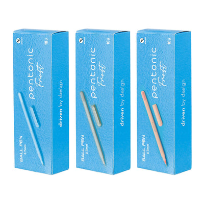 Pentonic 0.7mm Frost Ball Point Pen - Combo