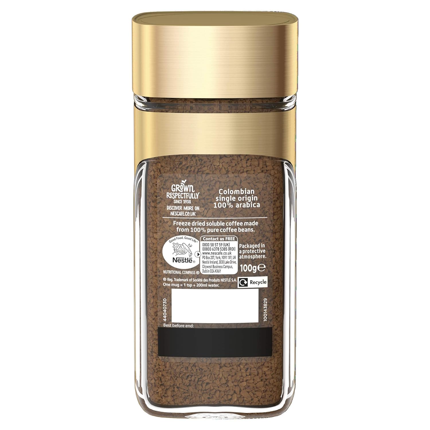 Nescafé Cap Colombia Ground Coffee, 100 g Jar
