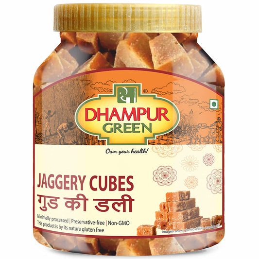 Dhampur Green Jaggery Cubes, 650G