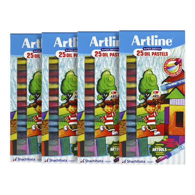 Artline Non-Toxic 15 Shades Oil Pastel
