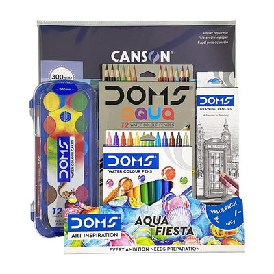 DOMS Art Inspiration Series Aqua Fiesta, Art Kit
