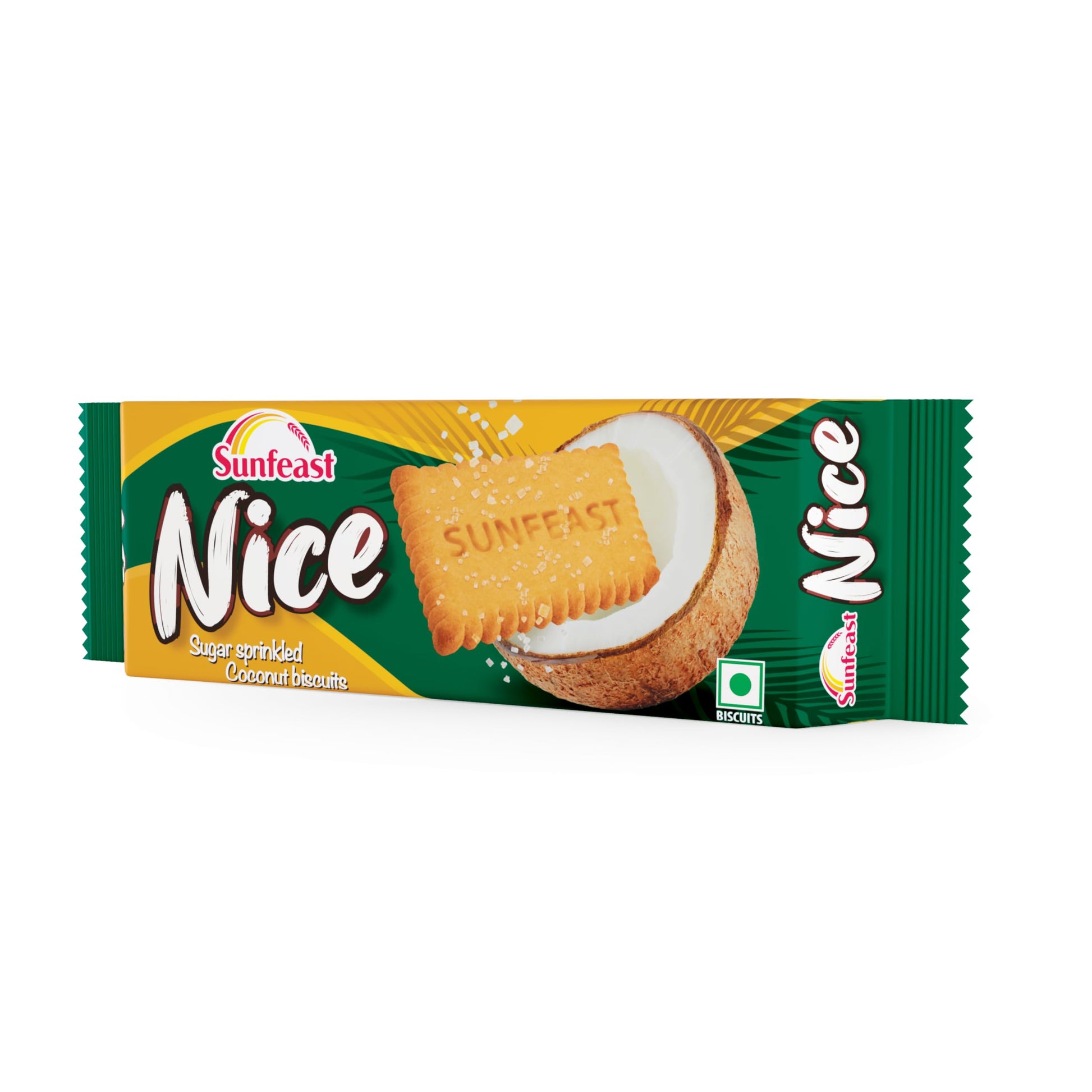 Sunfeast Nice Biscuit,Wheat,Coconut,142 Gm