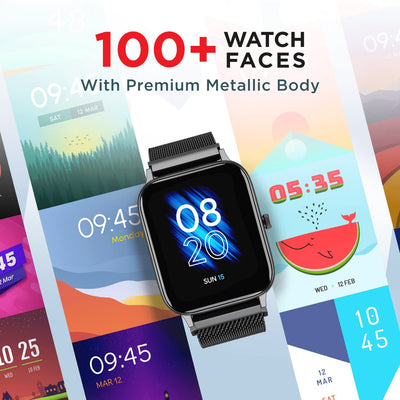 boAt Xtend Pro Smart Watch with Advanced Dedicated Bluetooth Calling Chip, Coins,Dial Pad, 1.78 AMOLED Display,ASAP (Fast) Charge,700+ Active Modes,Health Ecosystem(Metal Black)