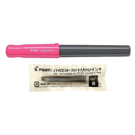 Pilot Kakuno Fountainâ Pen Medium. Pink