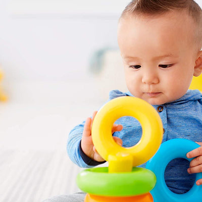 Fisher Price Rock-A-Stack - Classic Stacking Toy With 5 Colorful Rings