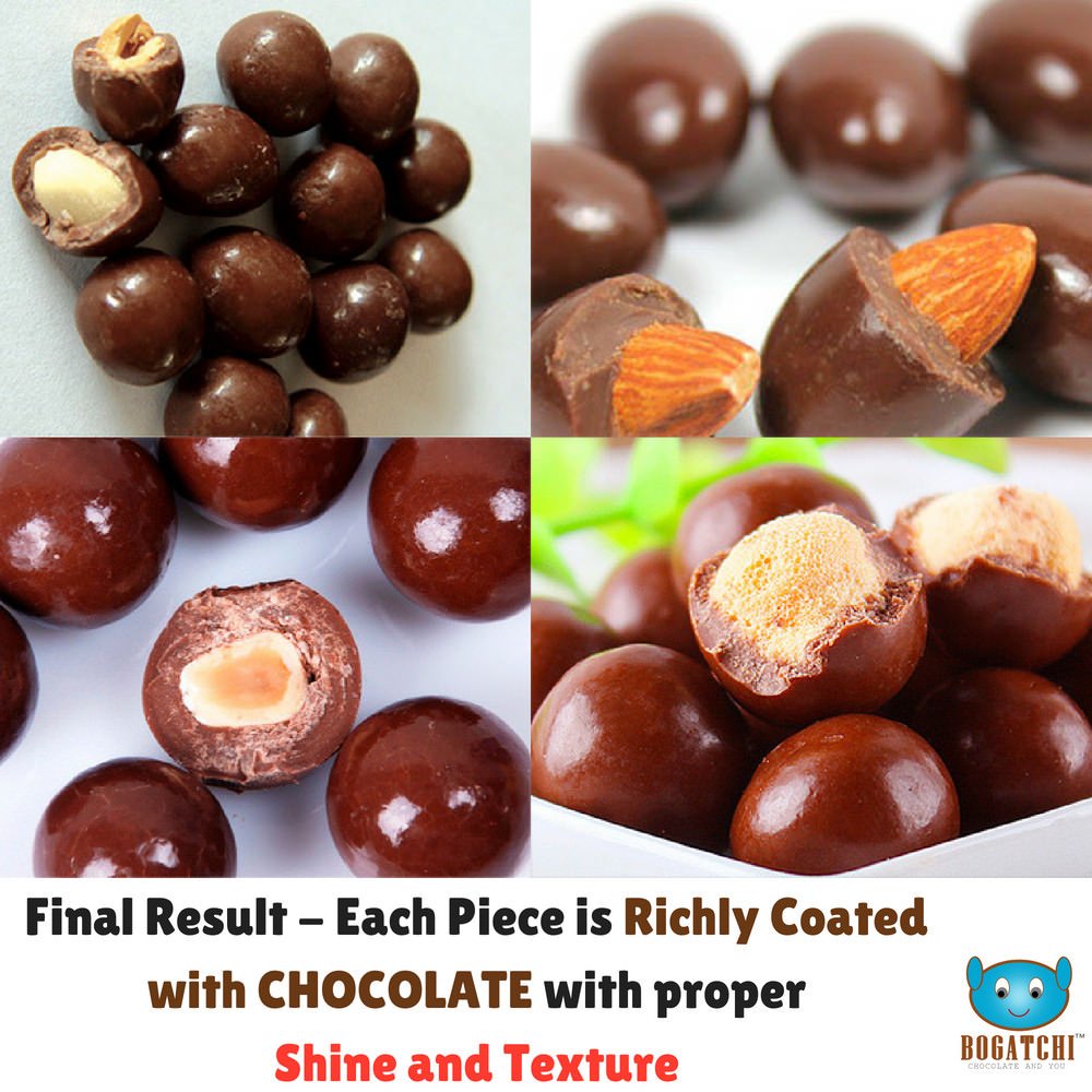 BOGATCHI Chocolate Coated Assorted Nuts and Fruits, New Year Special Rich Dry Fruit Collection Gift, 100g + Free New Year Greeting Card