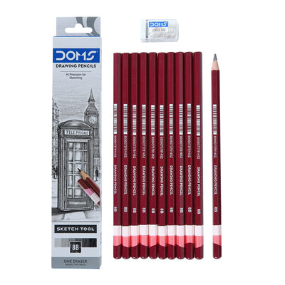 Doms Drawing & Sketching 8B Graphite Pencils