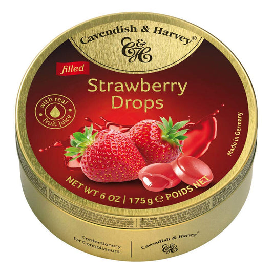 Cavendish & Harvey Drops Strawberry, 175 Gram