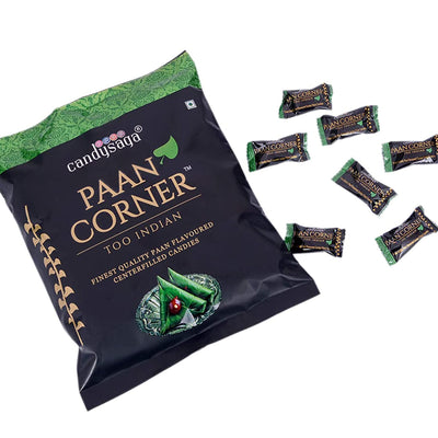 4x CandySaga Paan Corner Paan Flavoured Candy (Packet) (Pack Of 4) - 1860 Gram