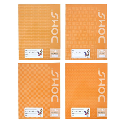 Doms Brown Cover Notebook - Small Square 9Mm