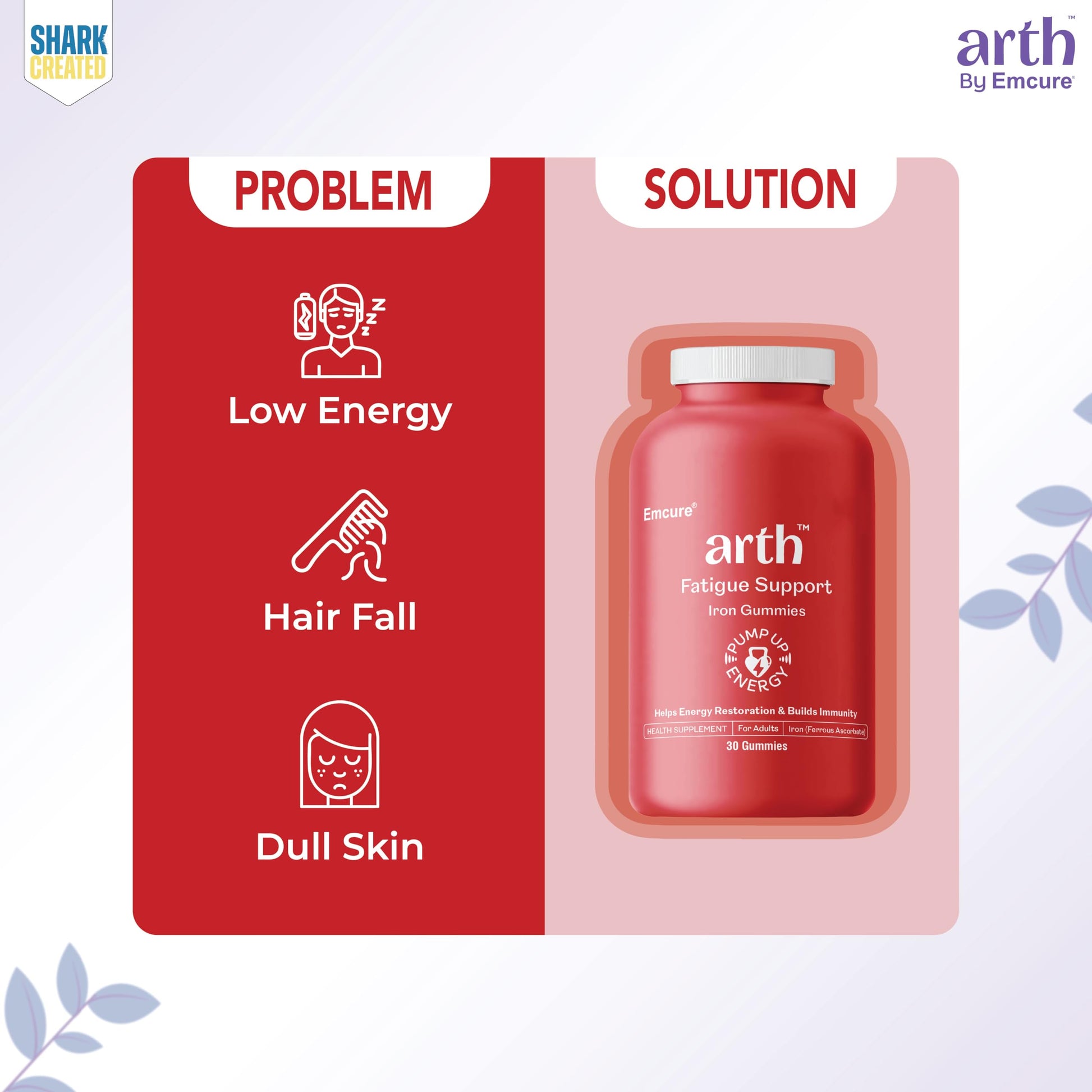 Arth Fatigue Support Iron Gummies