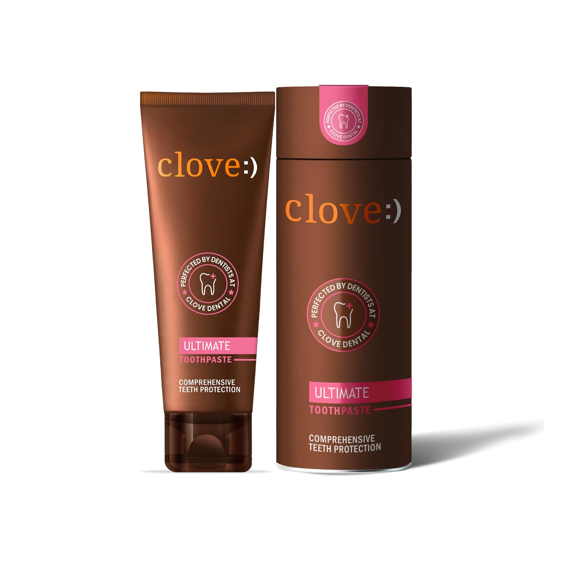 Clove Ultimate Toothpaste | Active Freshness | Cavity Prevention | Teeth Whitening | Healthy Gums & Oral Care | Triclosan Free | Paraben Free | Peroxide free | Mint | Pack of 1 (100 gms)