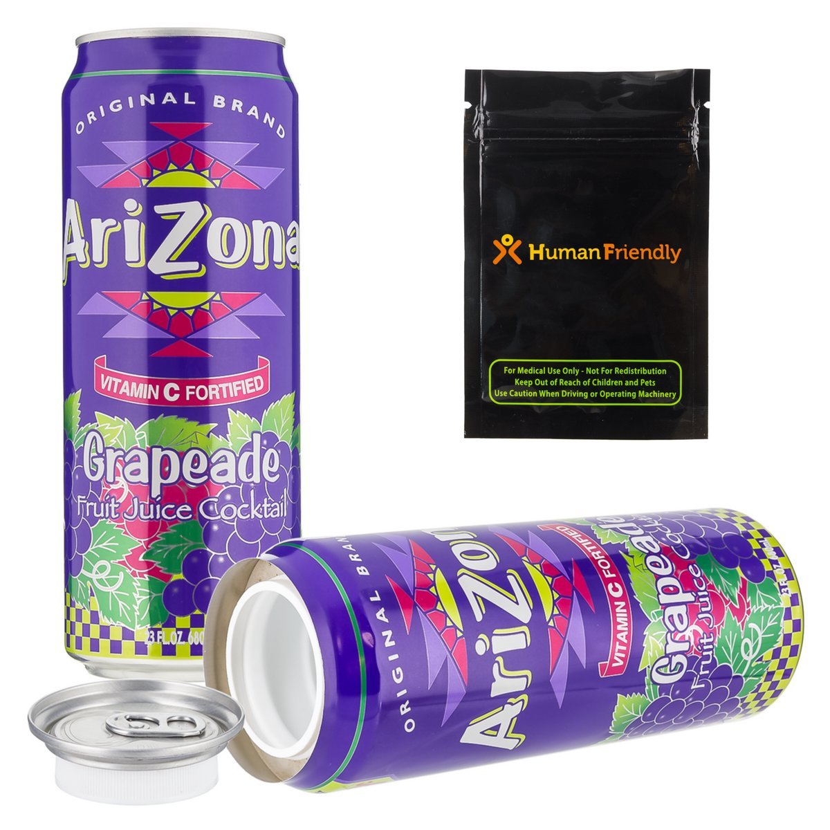 Arizona Grapeade Diversion Safe Stash Can 680ML