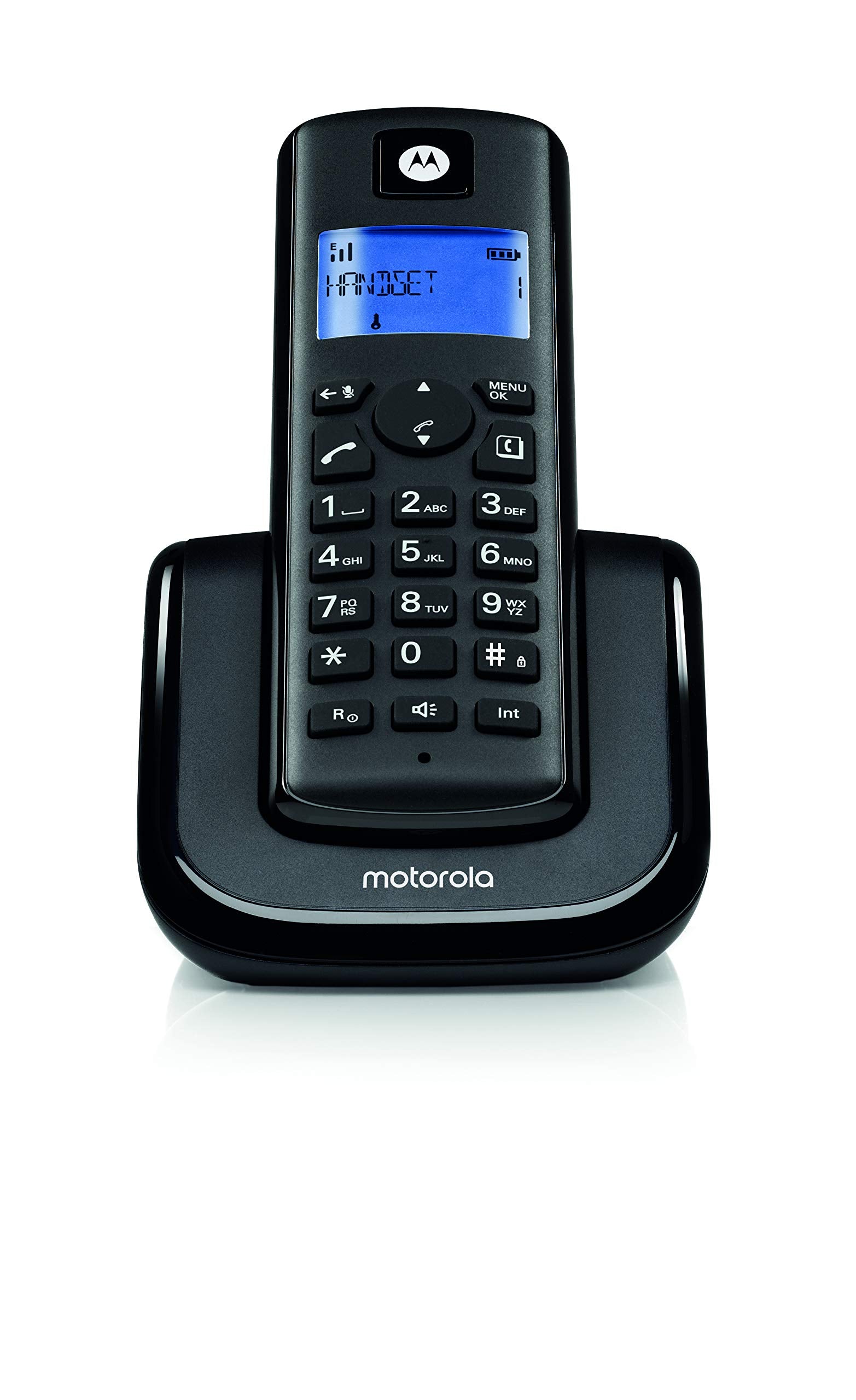 Motorola T201I Digital Cordless Landline Phone (Black)