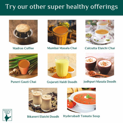 Cherise Tapri Premium Delhi Adhrak Chai, Instant Tea Premix (23 g x 7 Sachets)