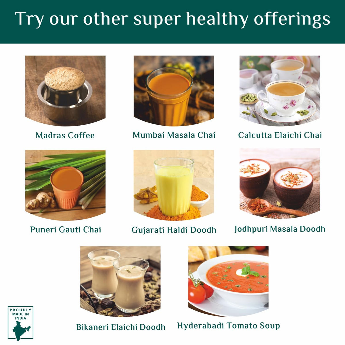 Cherise Tapri Premium Delhi Adhrak Chai, Instant Tea Premix (23 g x 7 Sachets)