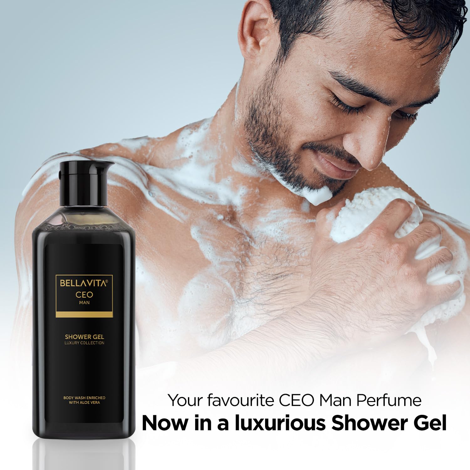 Bella Vita Luxury CEO Man & Skai Aquatic Body Wash Refreshing Shower Gel for Deep Cleansing, Hydrating & Moisturising Skin with Aloe Vera, 250 ml Each