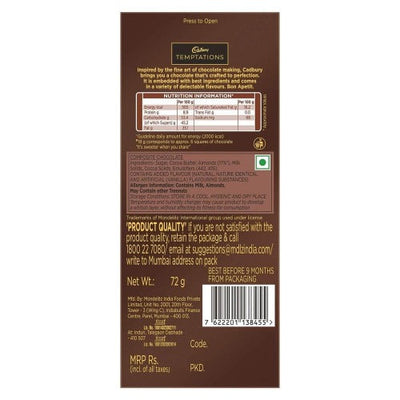 Cadbury Temptations, Almond Treat, 72g
