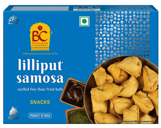 Bhikharam Chandmal Liliput Samosa 400gm (400g Pack of 1)