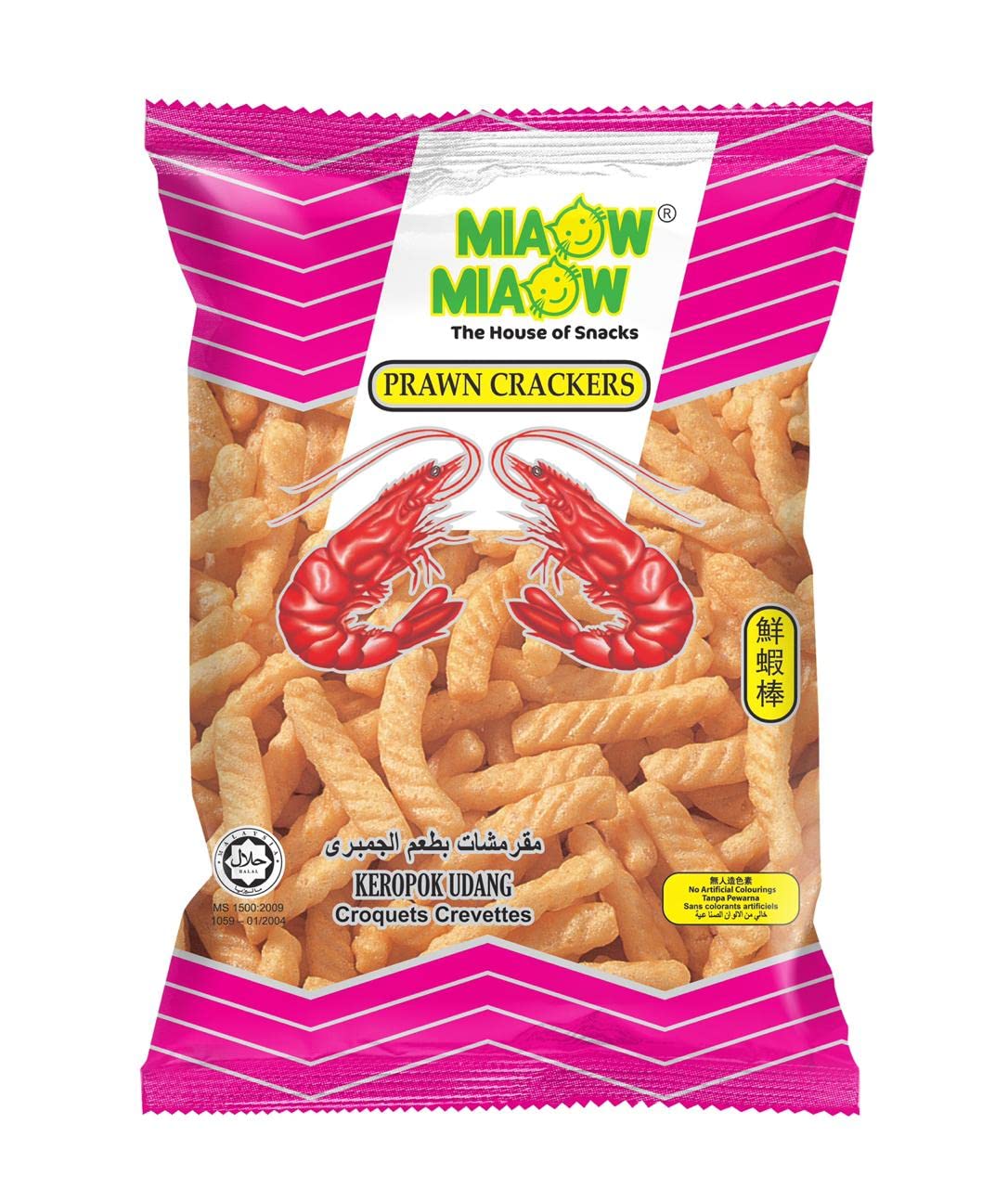 MIAOW MIAOW Prawn Crackers, 60g