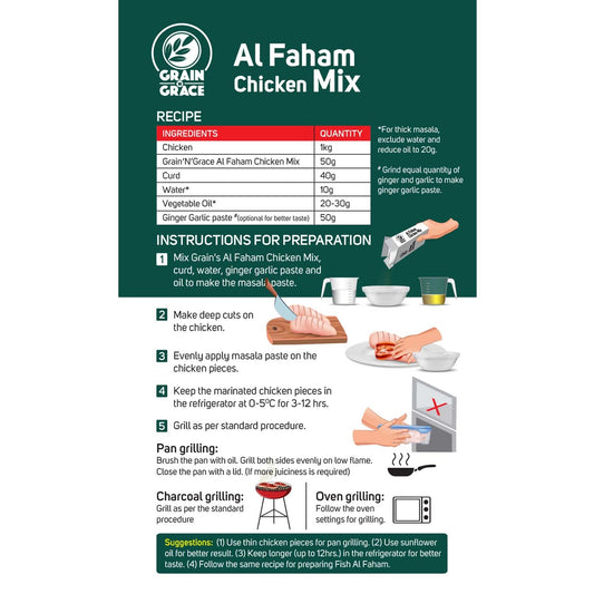 Grain n Grace Al Faham Chicken Mix (100g)