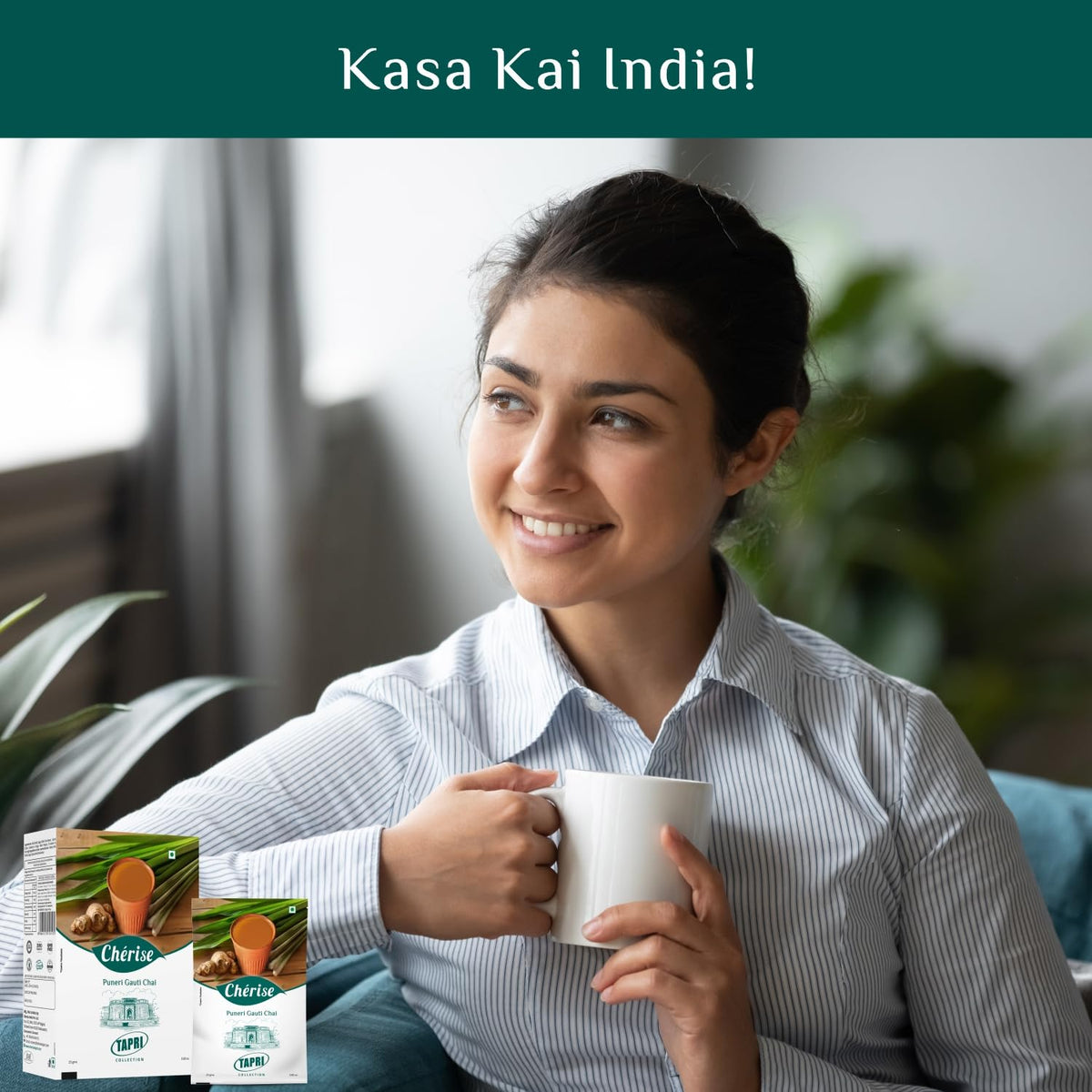 Cherise Tapri Premium Puneri Gauti Chai, Instant Tea Premix (23 g x 7 Sachets)