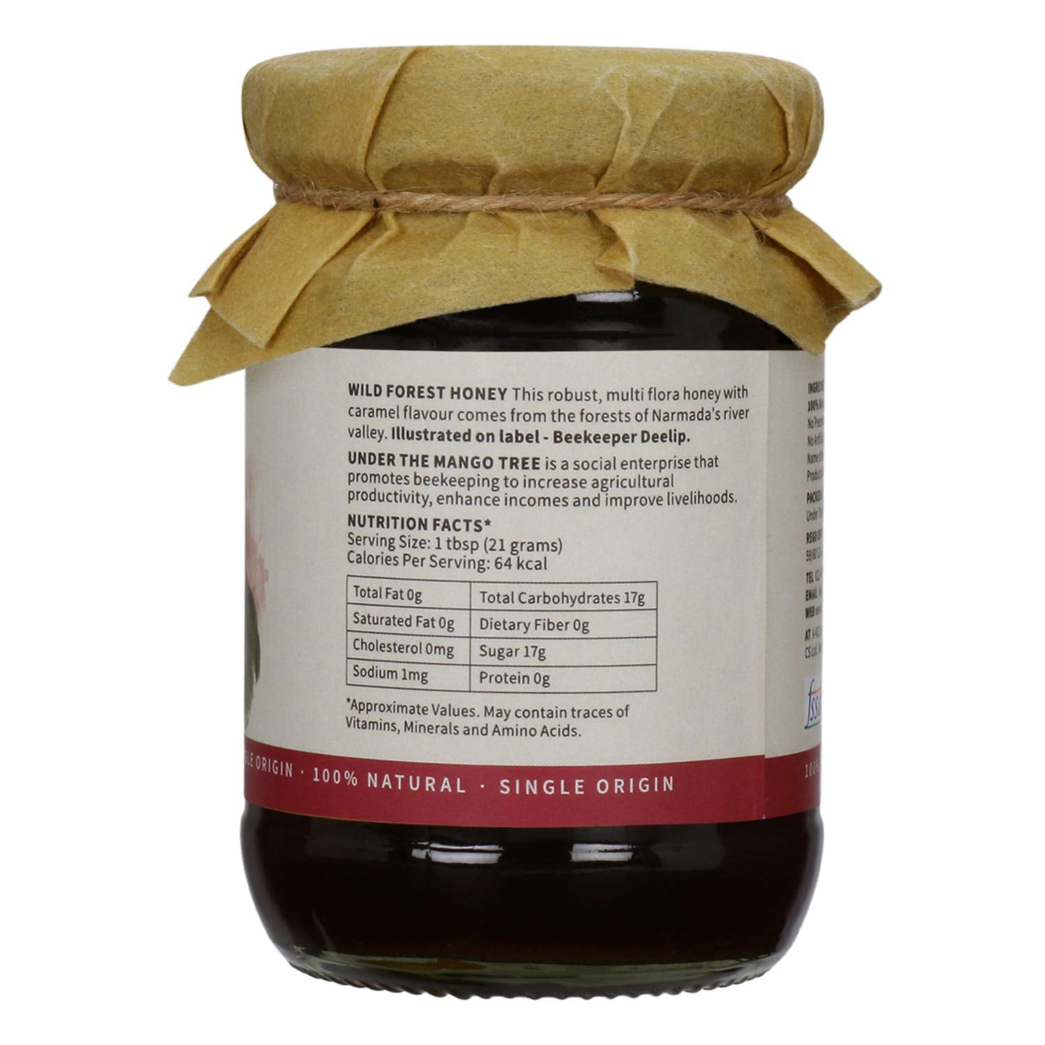 Under the Mango Tree Wild Forest Honey, 200g