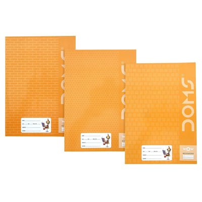Doms Brown Series Notebook - A4 - Single Line